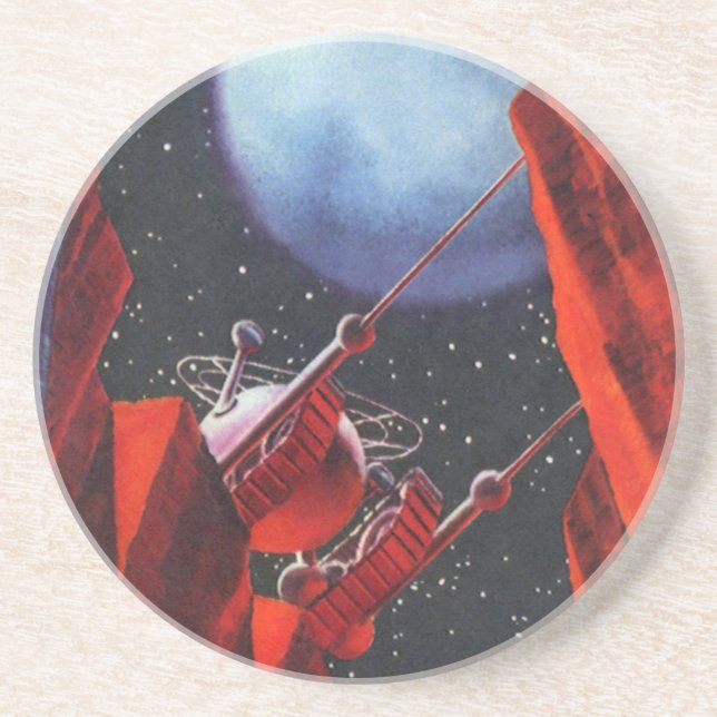 Vintage Science Fiction, Canyon Space Moon Rover Coaster (Front)