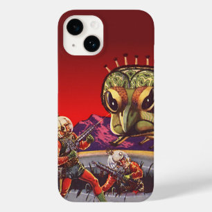Vintage Science Fiction Giant Centipede Insect War Case-Mate iPhone 14 Case