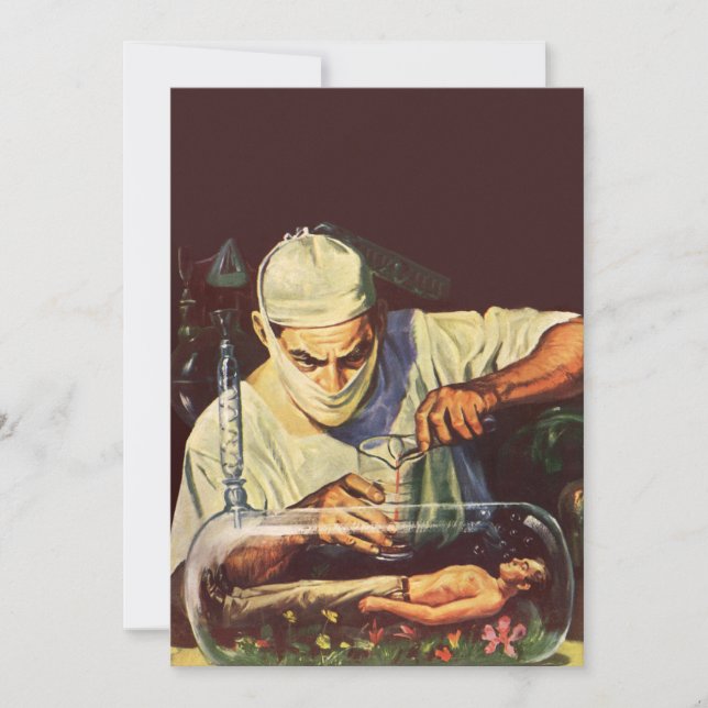 Vintage Science Fiction, Laboratory Mad Scientist (Front)