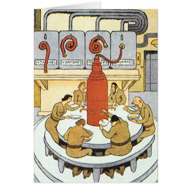 Vintage Science Fiction, Labratory Scientists Eat (Front)