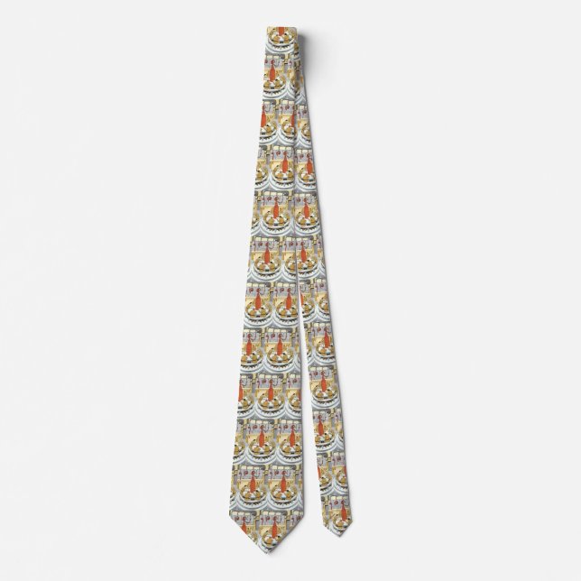 Vintage Science Fiction, Labratory Scientists Eat Tie (Front)