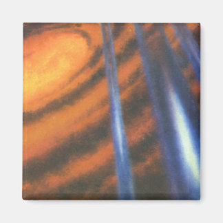 Vintage Science Fiction, Sci Fi Red Galaxy Swirls Magnet