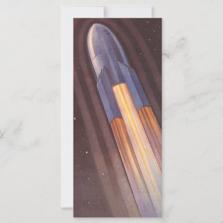 Vintage Science Fiction Space Ship Rockets