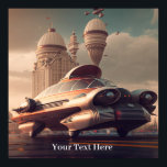 Vintage Science Fiction Spectacular Flying Cars of Poster<br><div class="desc">Whether you're a fan of classic science fiction or simply appreciate the art of vintage posters, "Retro-Futuristic Dreams" is a must-have for your collection. Hang it up in your home, office, or studio and let it transport you to a world of endless possibilities and incredible technology. Don't miss out on...</div>