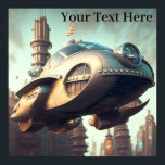 Vintage Science Fiction Spectacular Flying Cars of Poster<br><div class="desc">Whether you're a fan of classic science fiction or simply appreciate the art of vintage posters, "Retro-Futuristic Dreams" is a must-have for your collection. Hang it up in your home, office, or studio and let it transport you to a world of endless possibilities and incredible technology. Don't miss out on...</div>