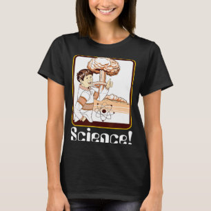 Vintage Science Gift Funny Atomic Bomb Retro Nerd  T-Shirt