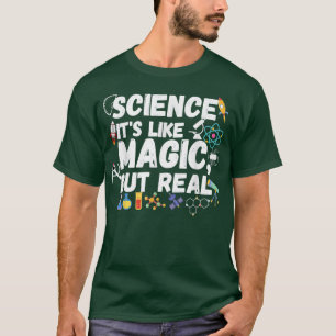 Vintage Science It's Like Magic But Real  T-Shirt