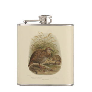 Vintage Science NZ Birds - Weka Hip Flask