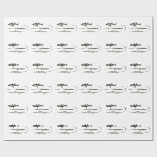 Vintage Science NZ Fish - Pipe and Lantern Fish Wrapping Paper