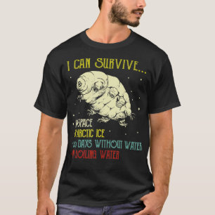 Vintage Science Tardigrade Gifts Microbiology Wate T-Shirt