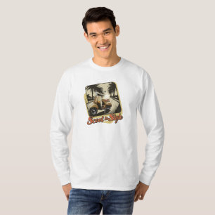 Vintage Scoot in Style Long Sleeve T-Shirt
