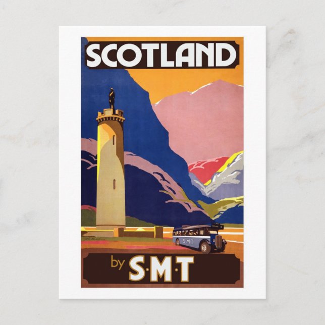 Vintage Scotland Postcard (Front)