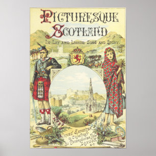 Vintage Scotland Tourism Poster