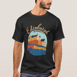 Vintage Scottish Edinburgh Castle Scotland T-Shirt