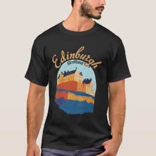 Vintage Scottish Edinburgh Castle Scotland T-Shirt
