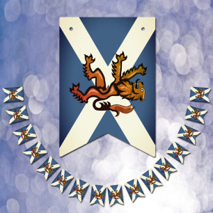 Vintage Scottish Flag Party, Scotland, Rampant