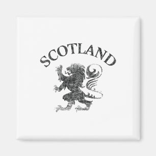 Vintage Scottish Lion Rampant Scotland Flag Rubgy Magnet