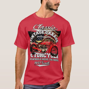 Vintage Scout Motorcycle 1927 T-Shirt