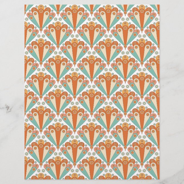 Vintage scrapbook paper with 2 different pattern (Back)