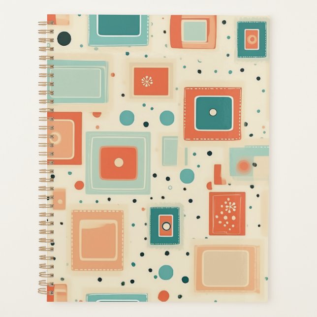Vintage Scrapbook Pattern (2) Planner (Front)