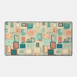 Vintage Scrapbook Pattern Desk Mat