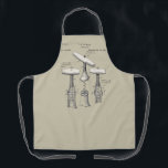 Vintage Screwy Corkscrews  Apron<br><div class="desc">A vintage diagram for a corkscrew patent.  Works great on an apron!</div>
