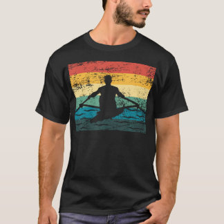 Vintage Scull Rower Funny Rowing Boat Sculling Lov T-Shirt