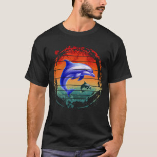 Vintage Sea Creature Dolphins T-Shirt
