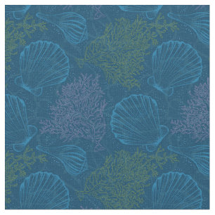 Vintage Sea Pattern Fabric