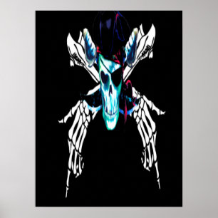 Vintage Sea Pirate  Poster