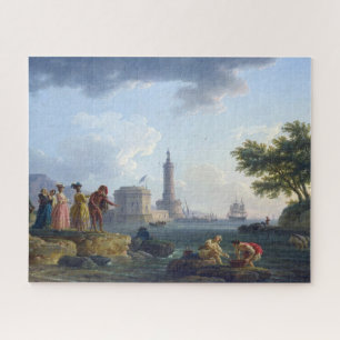 Vintage Sea Shore 1776 Jigsaw Puzzle
