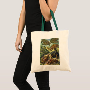 Vintage Sea Turtles and Tortoises by Ernst Haeckel Tote Bag
