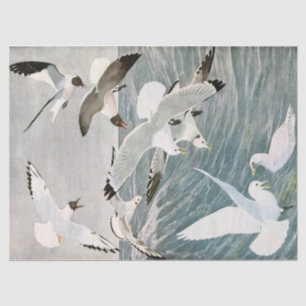 Vintage Seagull Ocean Bird Beach Decoupage  Tissue Tissue Paper
