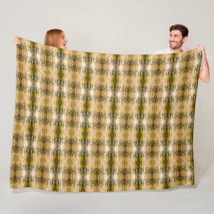 Vintage seagulls in flight pattern fleece blanket