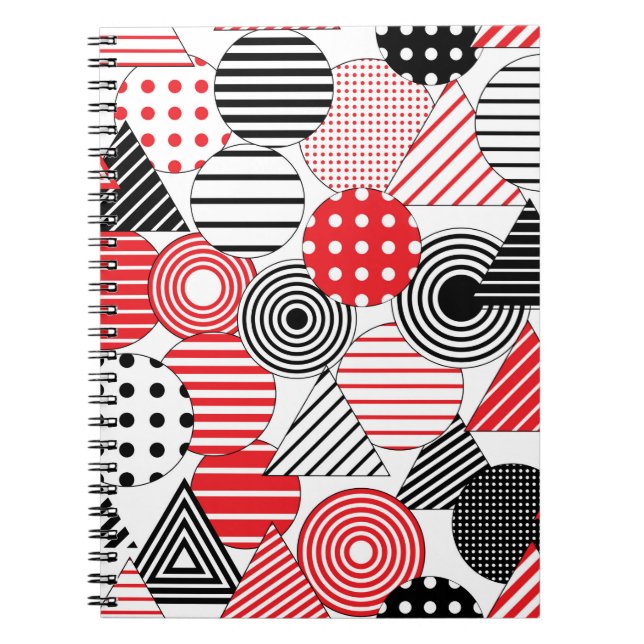 vintage seamless abstract background. Dotted and s Notebook (Front)