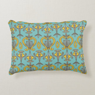 vintage Seamless Art Nouveau Pattern. Vintage wall Decorative Cushion