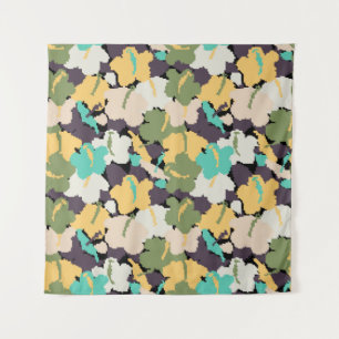 vintage seamless background pattern with stylized tapestry