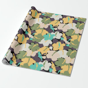 vintage seamless background pattern with stylized  wrapping paper