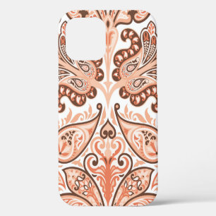 Vintage seamless colourful pattern in paisley styl iPhone 12 case