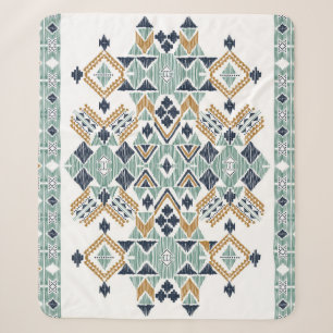 vintage seamless decorative ethnic pattern. Americ Sherpa Blanket