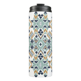 vintage seamless decorative ethnic pattern. Americ Thermal Tumbler