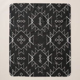 Vintage seamless ethnic pattern with american indi sherpa blanket