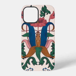 Vintage seamless floral pattern. Art nouveau flora iPhone 12 Case