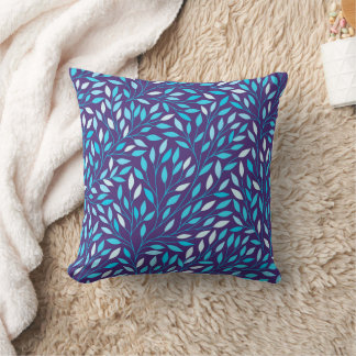 Vintage seamless leaf  cushion