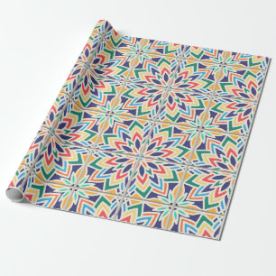 Vintage seamless pattern, based on traditional wa wrapping paper