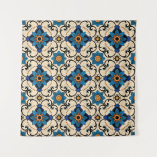 Vintage seamless pattern. Colourful ethnic ornamen Tapestry