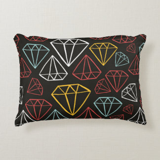 vintage seamless pattern, diamond design elements decorative cushion