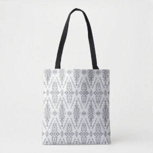 vintage Seamless Pattern in Ethnic Style. Trendy h Tote Bag