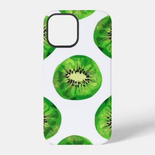 vintage Seamless pattern kiwi illustration hand dr iPhone 12 Case