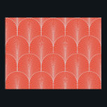Vintage seamless red and gray art deco wallpaper p poster<br><div class="desc">Vintage seamless red and gray art deco wallpaper pattern vintage</div>